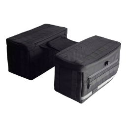 Club Style Escape Saddlebags Saddle Luggage Storage Bag w/Waterproof covers reflective strips