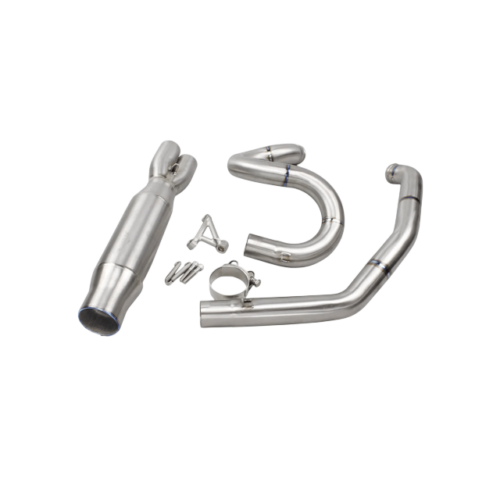 Stainless Steel 2 in 1 Exhaust Pipe for Harley 06-17 Dyna Wide Glide Street Bob
